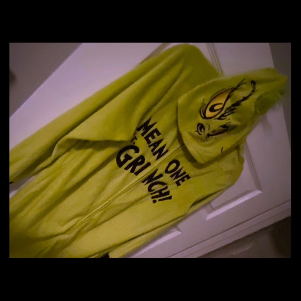 SOLD❗️Grinch Onesie w/ Hood, Dr Seuss